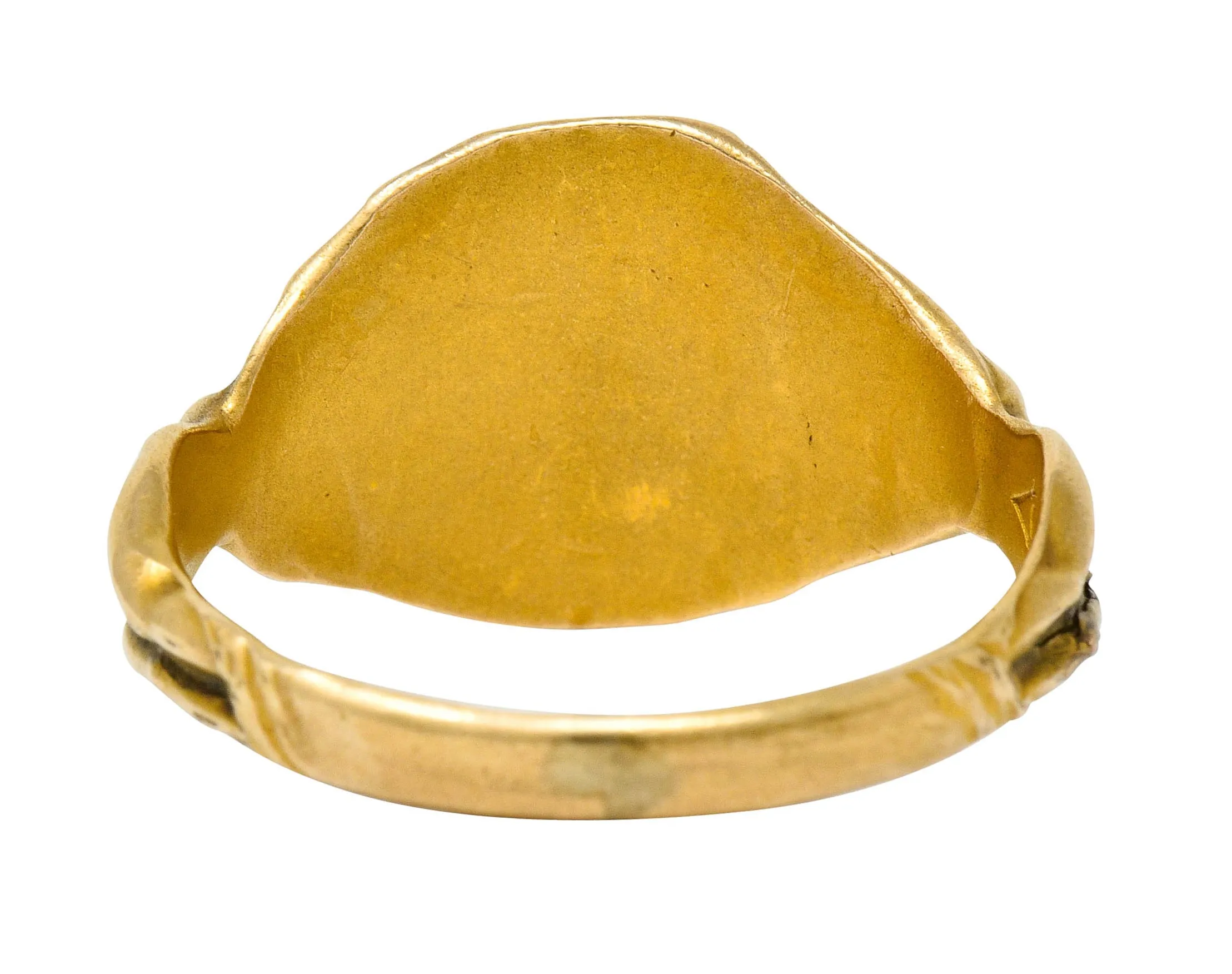 Victorian Gold Devil Band Ring