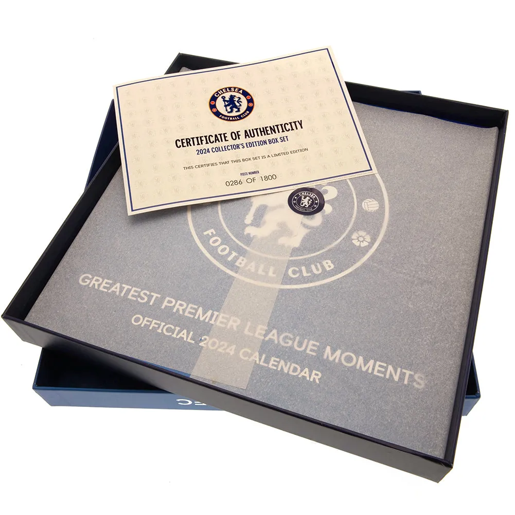 Chelsea Football Club Calendar Diary Musical Gift Box 2024