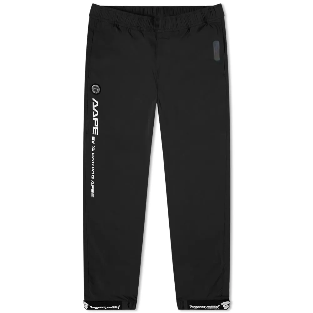 AAPE Nylon Track Pant in Black