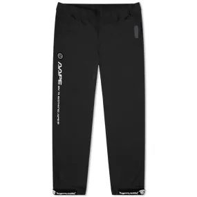 AAPE Nylon Track Pant in Black