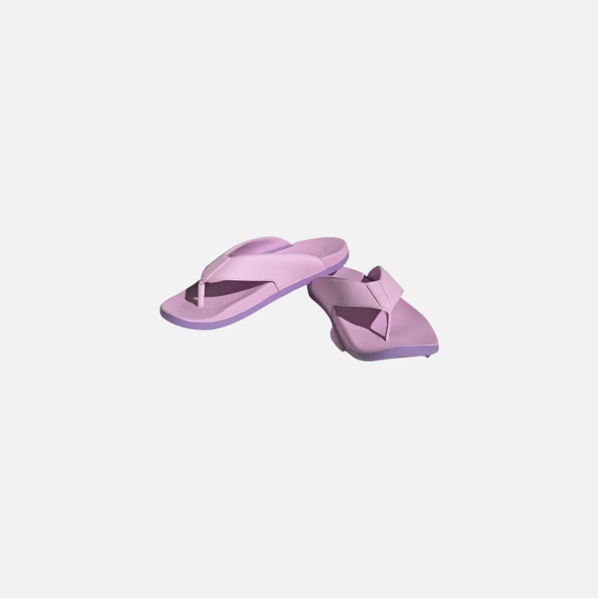 Comfortable Adidas Flip-Flops - Violet Fusion/Bliss Lilac