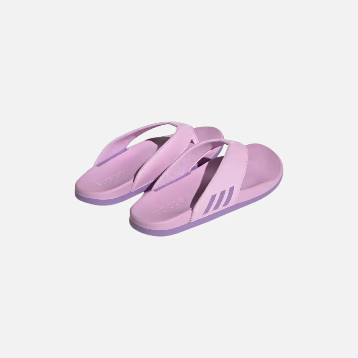 Comfortable Adidas Flip-Flops - Violet Fusion/Bliss Lilac