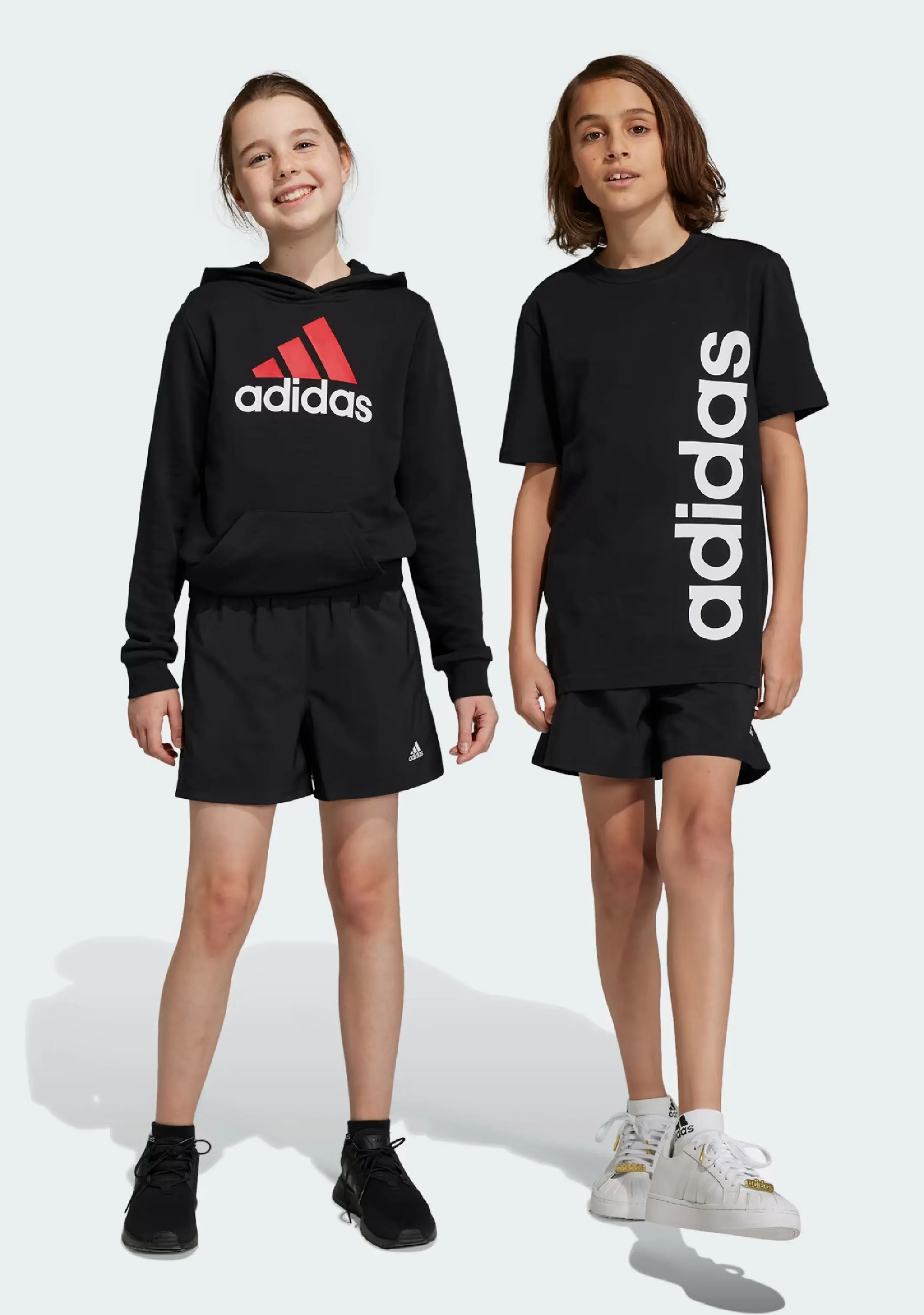 Adidas Junior Black Chelsea Shorts