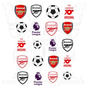 Arsenal Football Club Premier League Nail Water Decals