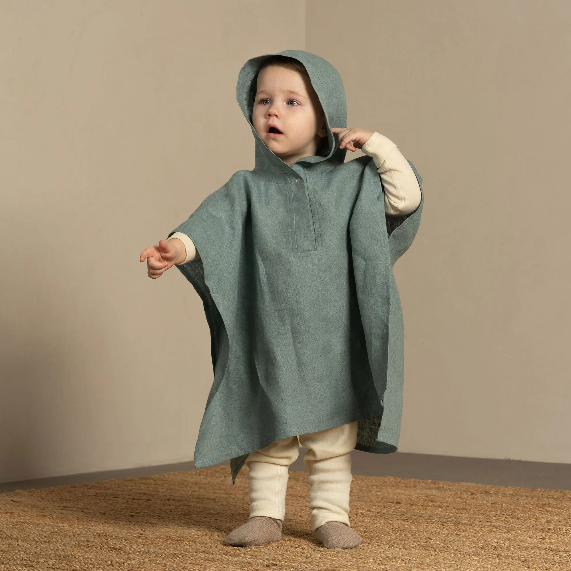 Infant Hooded Poncho