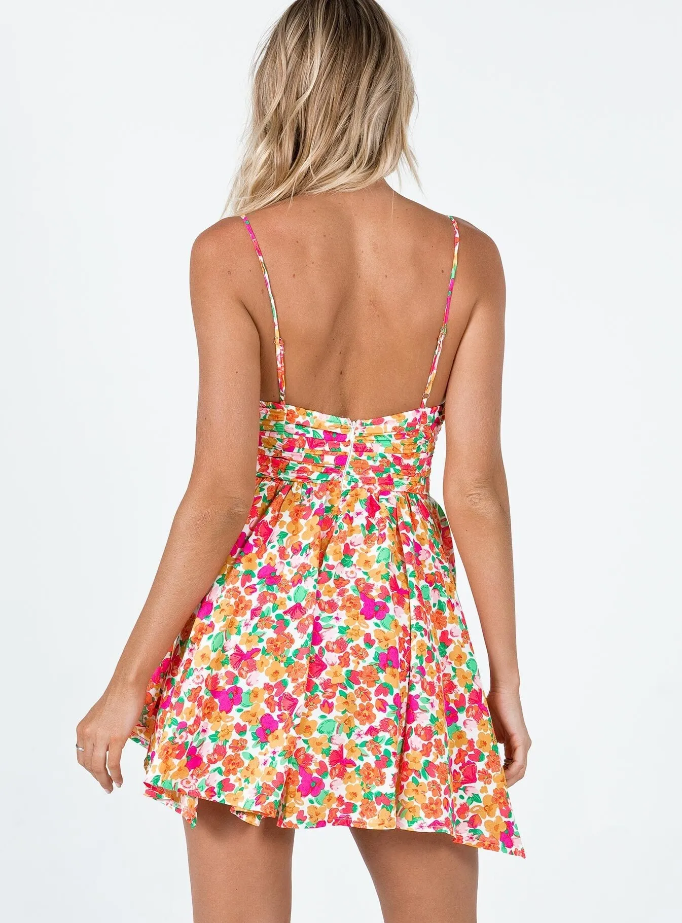 Multi Floral Lower Impact Mini Dress by Barrett