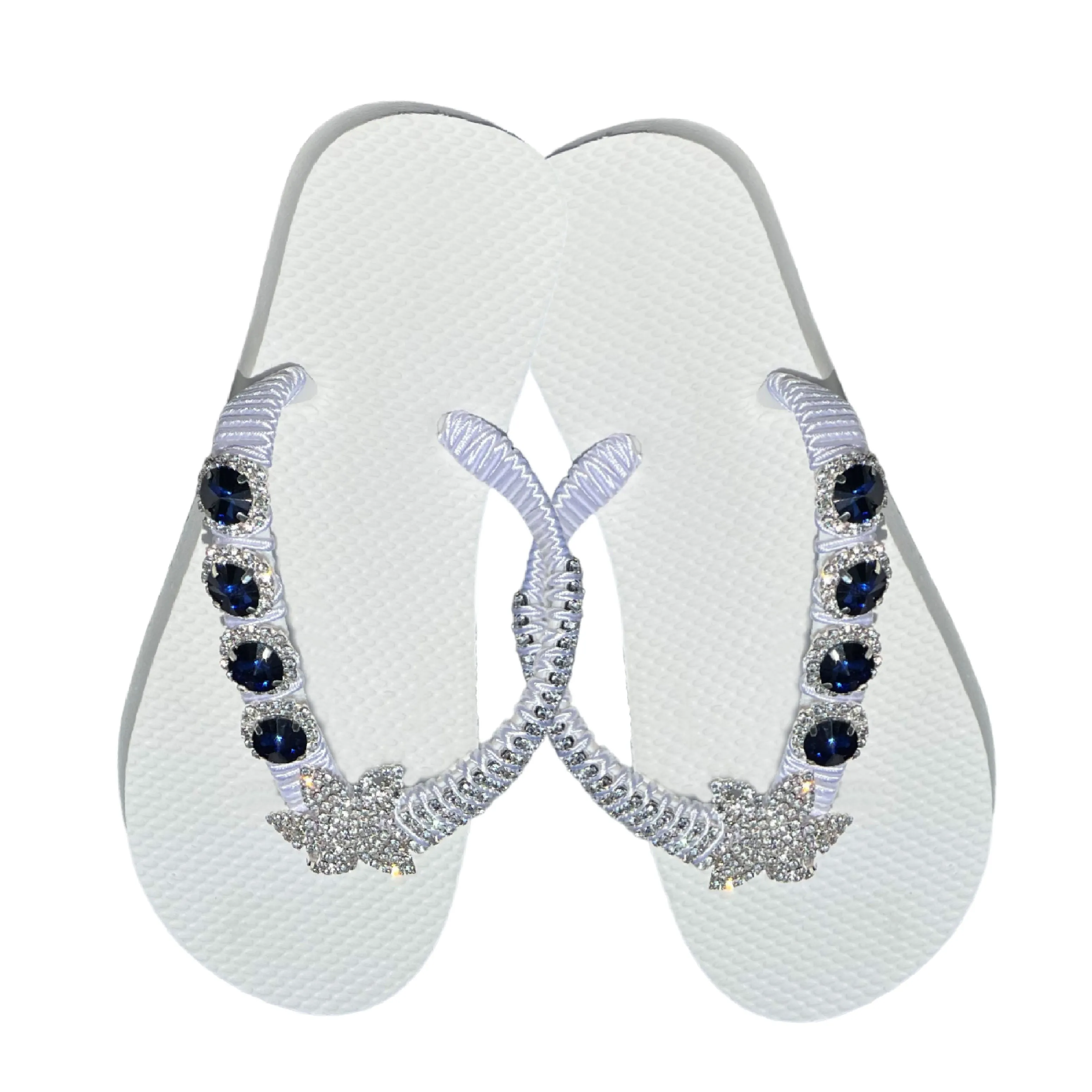 Bling Beaded Flip Flops