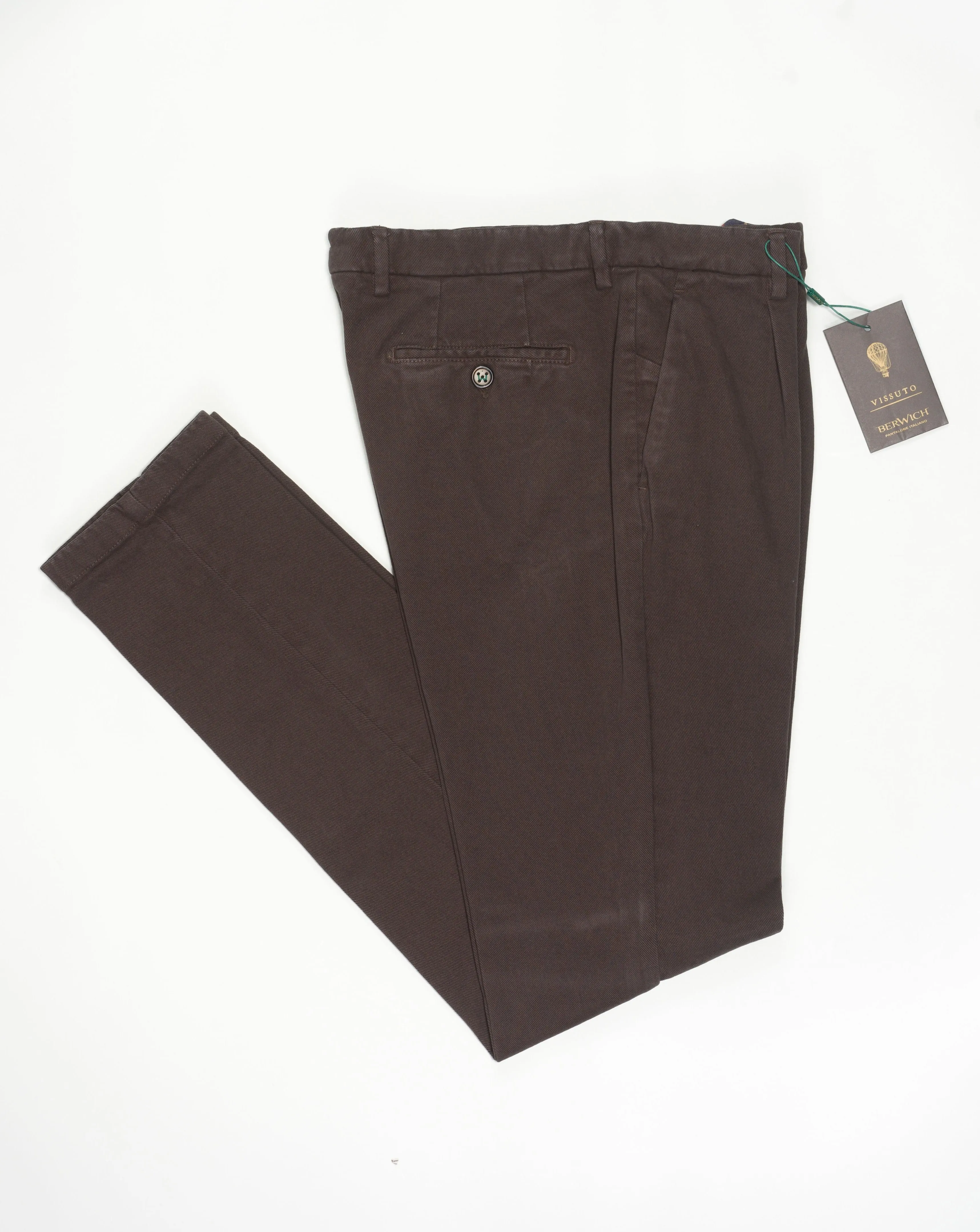 Berwich Moro Garment Dyed Heavy Cotton Chinos