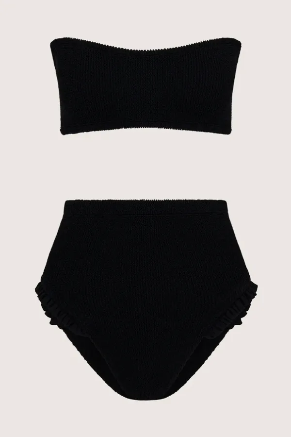 Frill Bikini Black