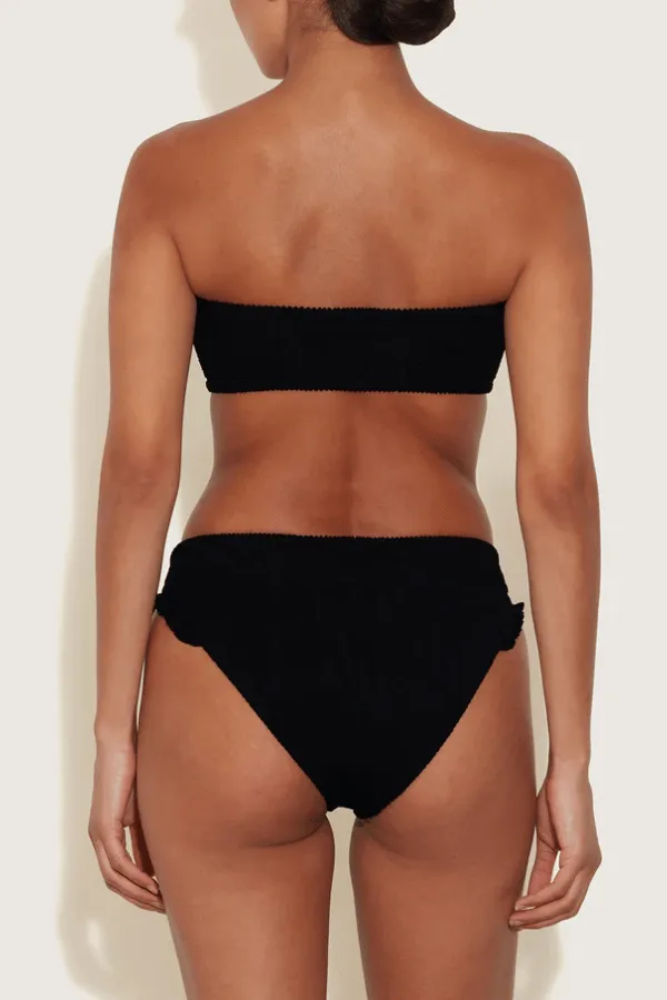 Frill Bikini Black