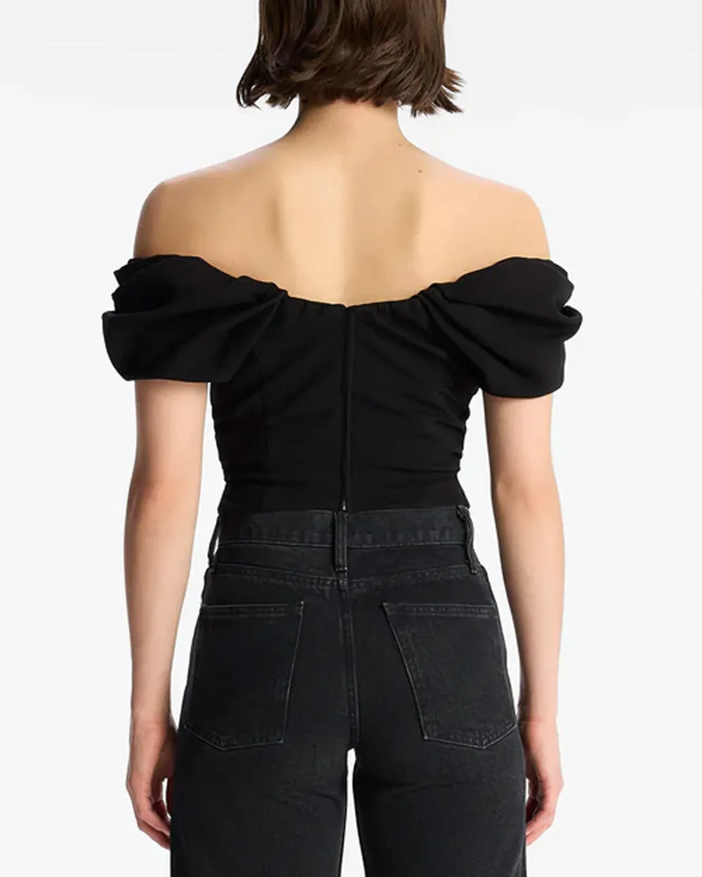 Off The Shoulder Black Nora Top