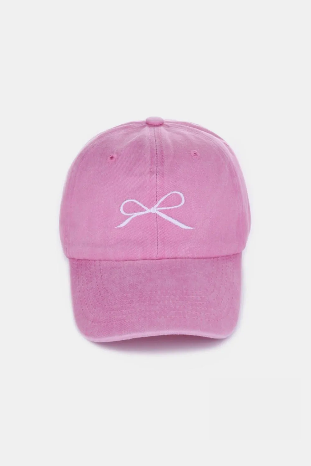 Bow Detail Baseball Hats