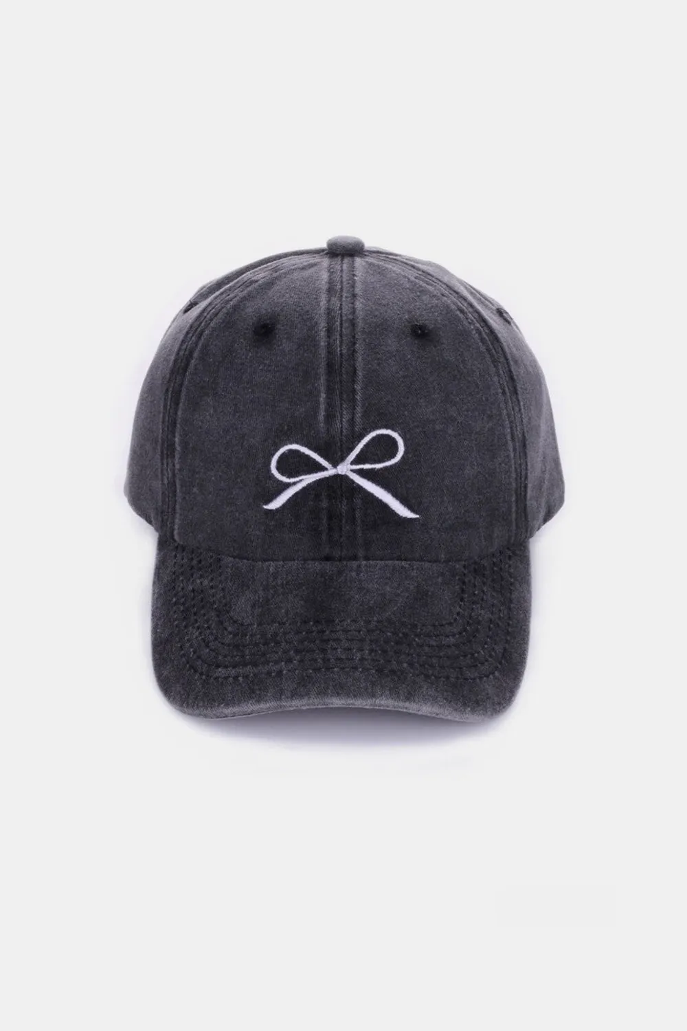 Bow Detail Baseball Hats