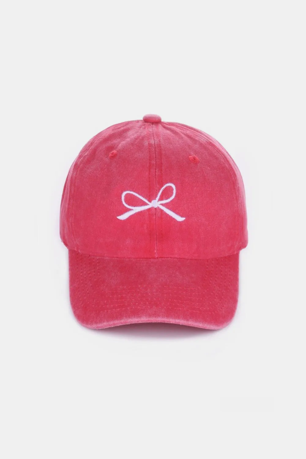 Bow Detail Baseball Hats