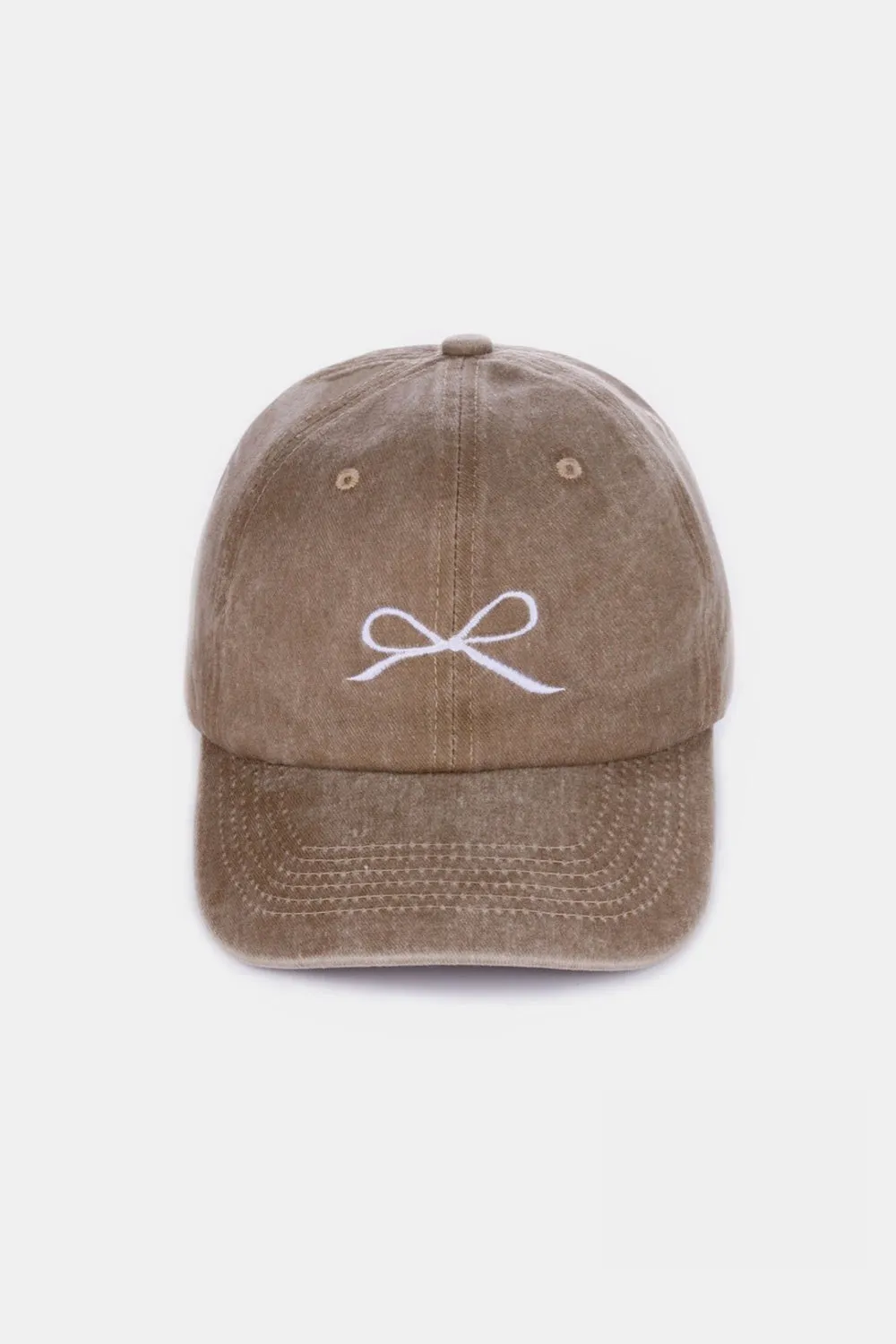 Bow Detail Baseball Hats