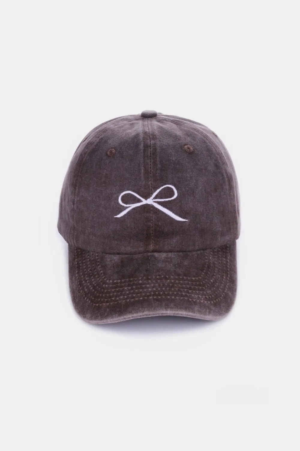 Bow Detail Baseball Hats