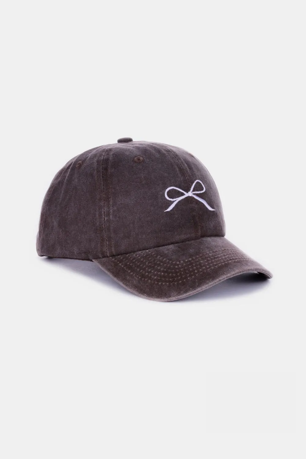 Bow Detail Baseball Hats