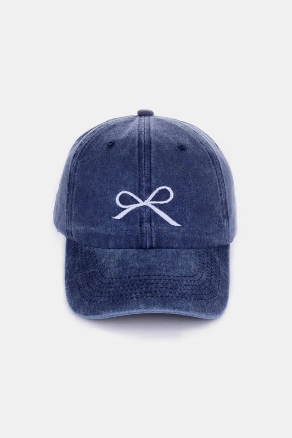 Bow Detail Baseball Hats