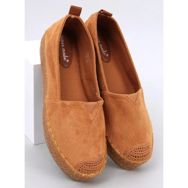 Brown Espadrilles with Thick Camel Sole