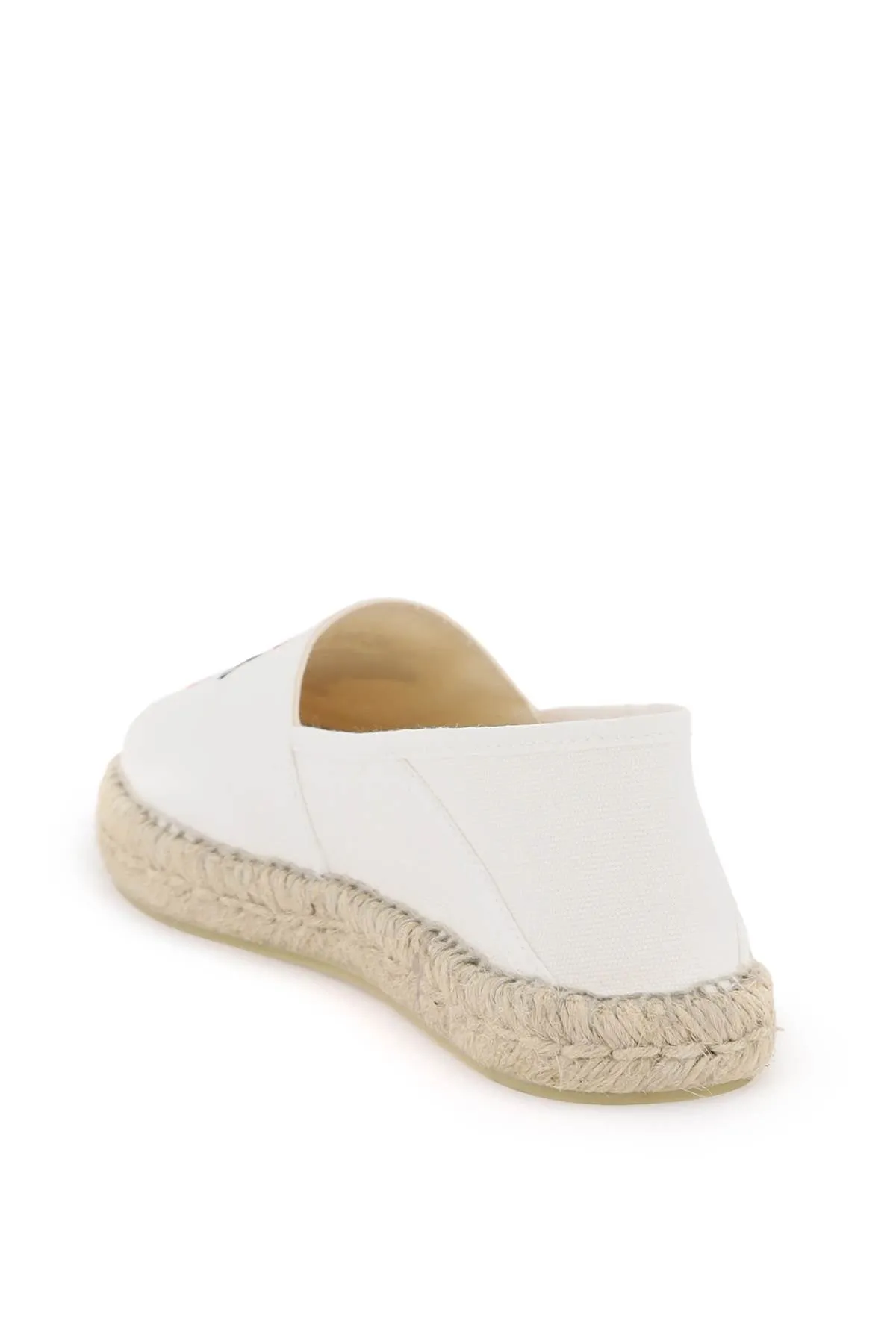 Canvas Espadrilles Logo Embroidery