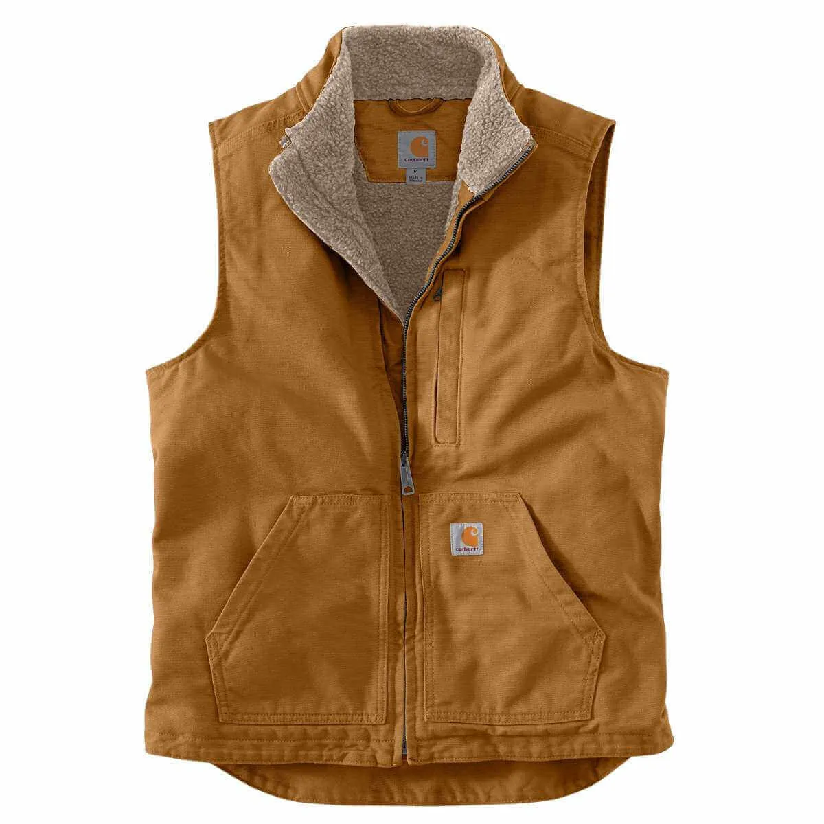 Carhartt Men's Mockneck Vest with Sherpa Lining