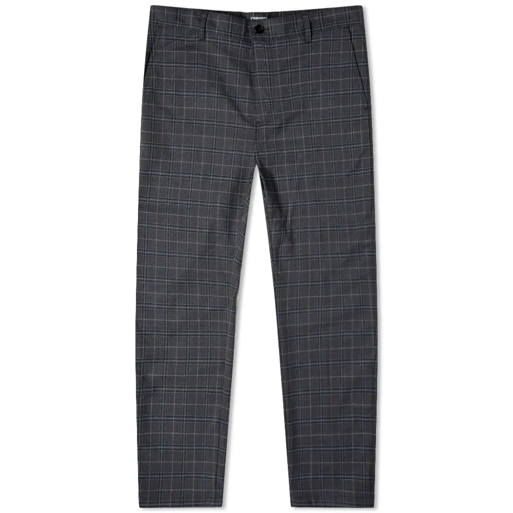 Carhartt WIP Menson Wool Pant - Stowe Check & Wave