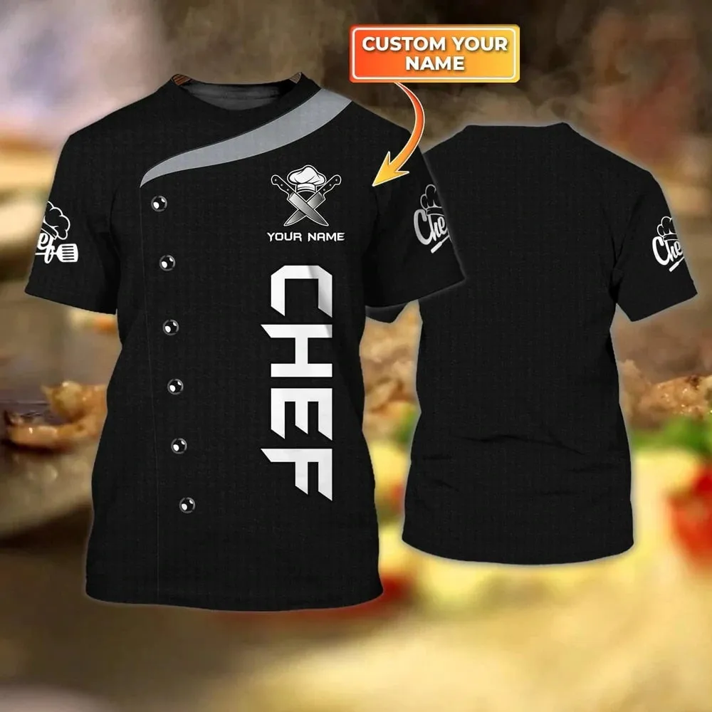 3D Chef T-Shirt Design with Pride