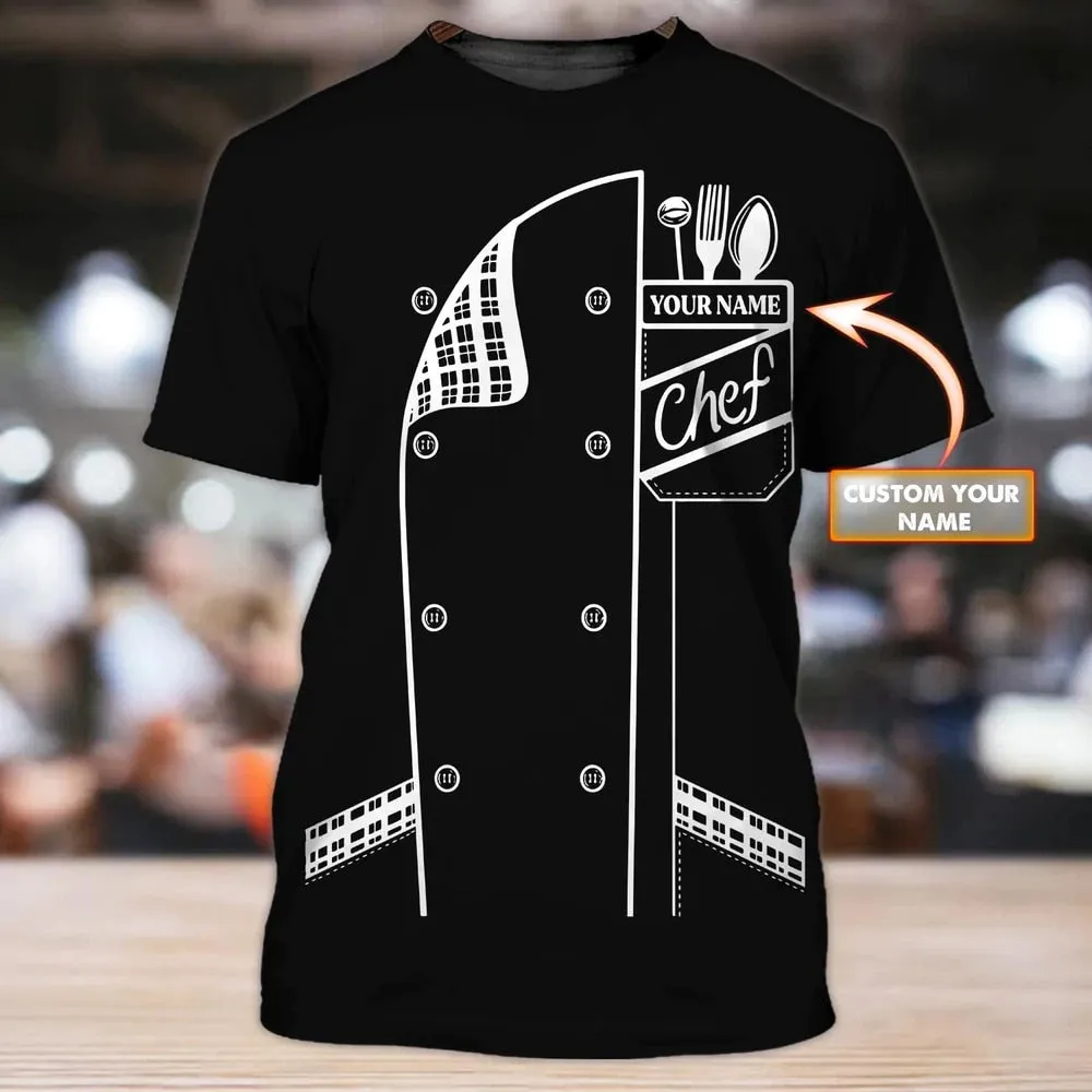 3D Chef T-Shirt Design with Pride