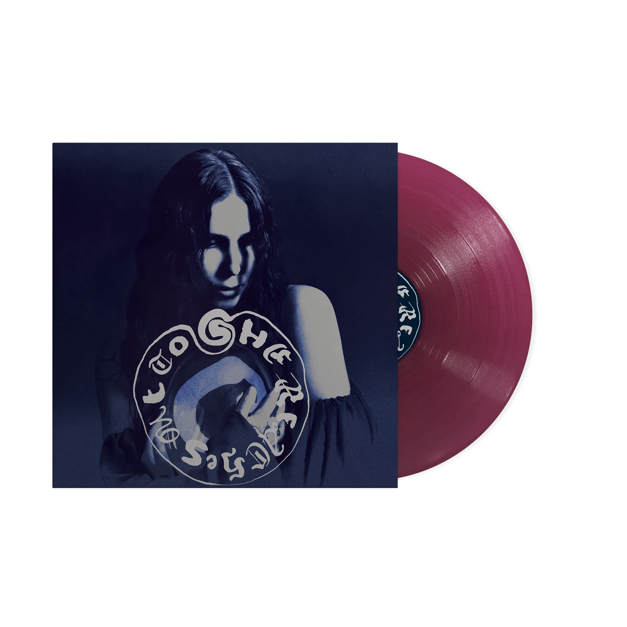 CHELSEA WOLFE SHE REACHES OUT TO SHE REACHES OUT TO SHE LP Limited Edition Only 500 made Translucent Berry Vinyl