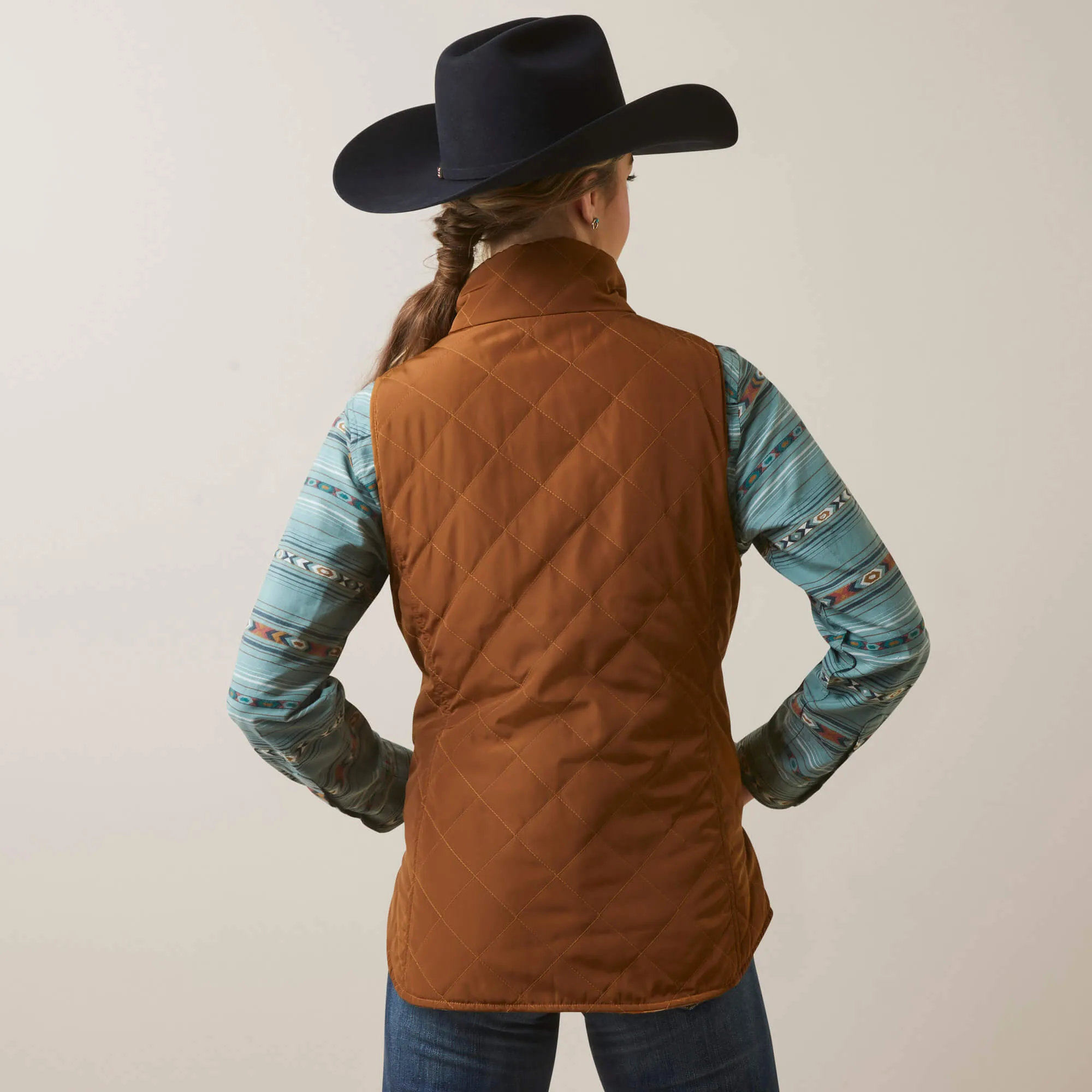 Ariat Chestnut Horse Dilon Chimayo Vest