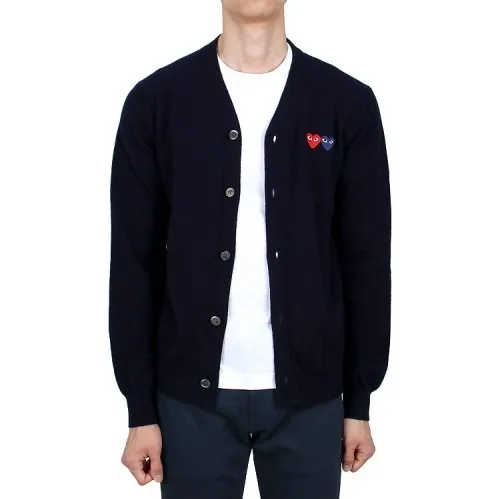 COMME des GARCONS Wool Heart Logo Designers Cardigans