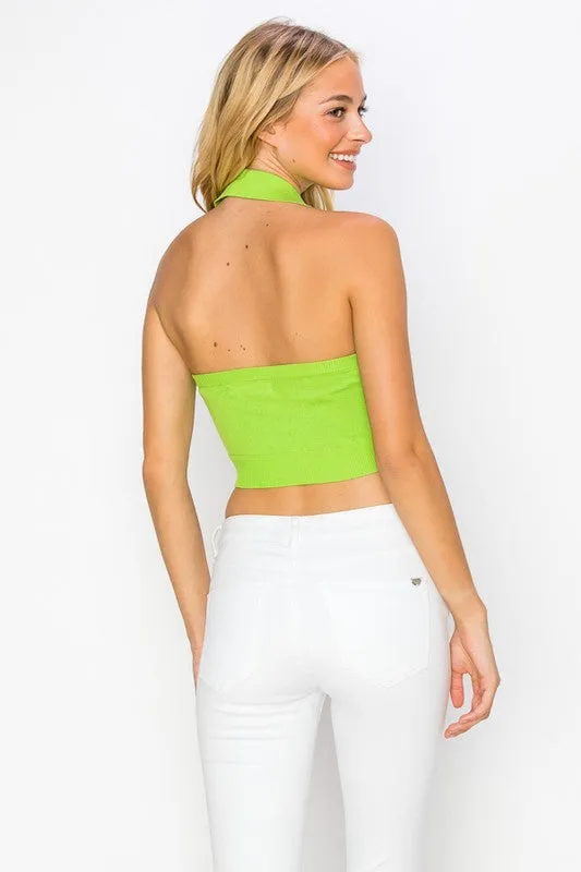 V-Neck Concert Crop Top