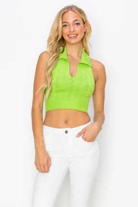 V-Neck Concert Crop Top