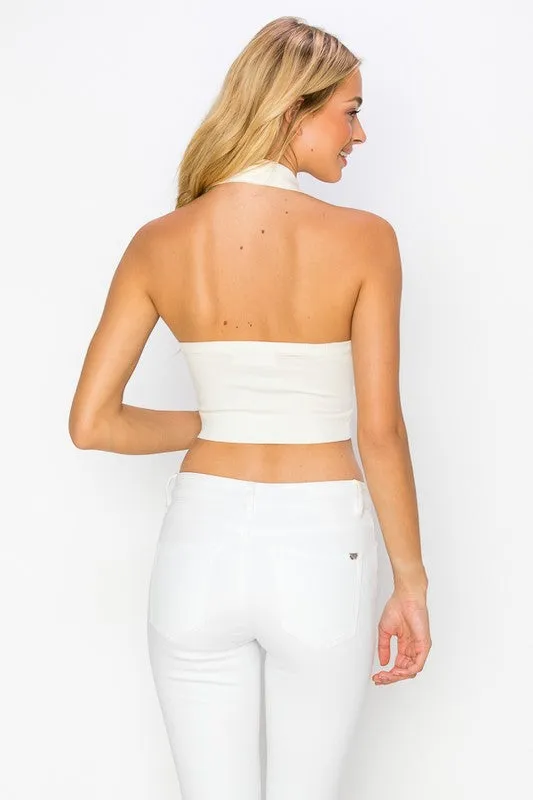 V-Neck Concert Crop Top