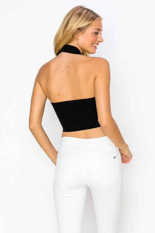 V-Neck Concert Crop Top