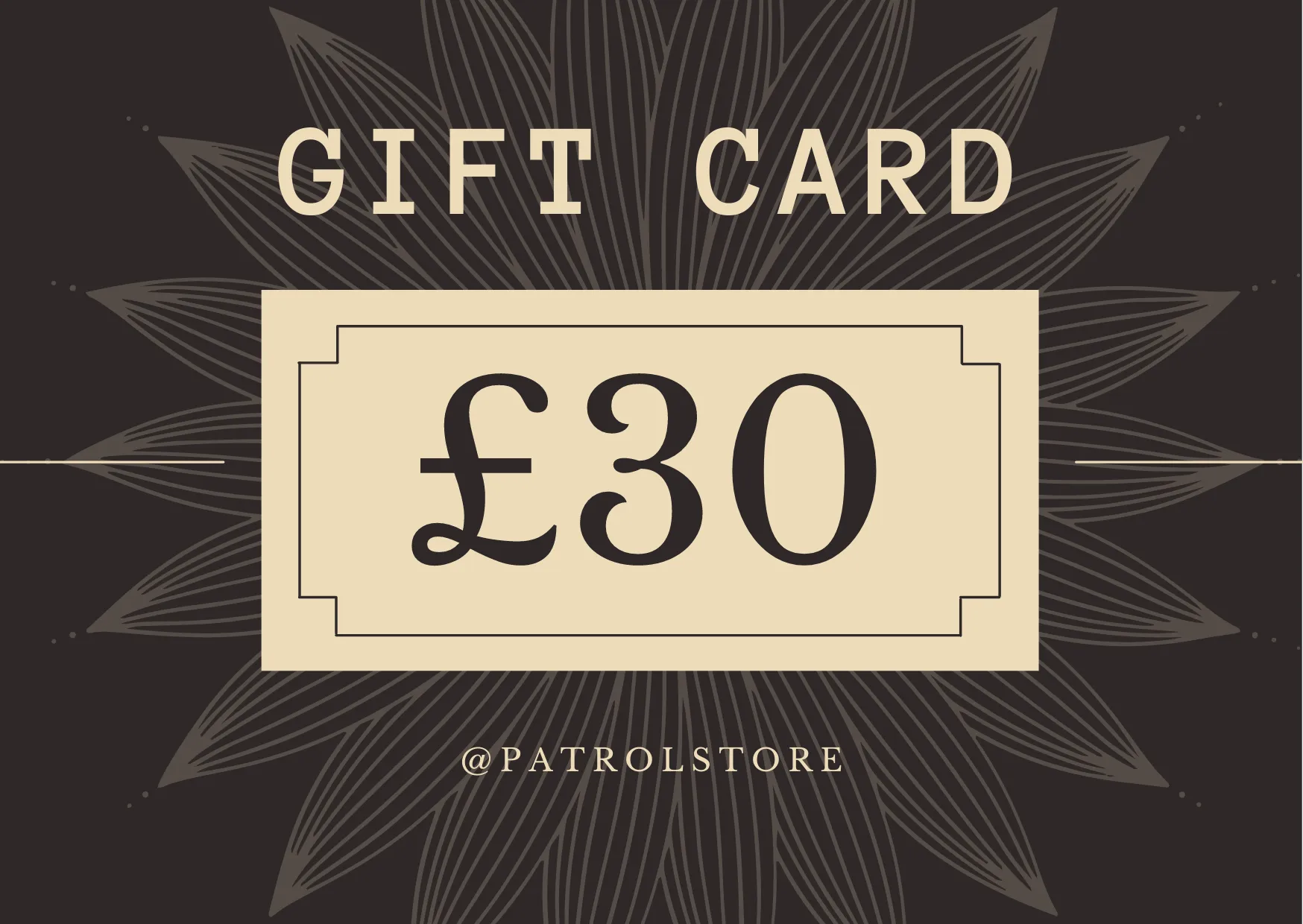 Patrolstore Electronic Gift Card