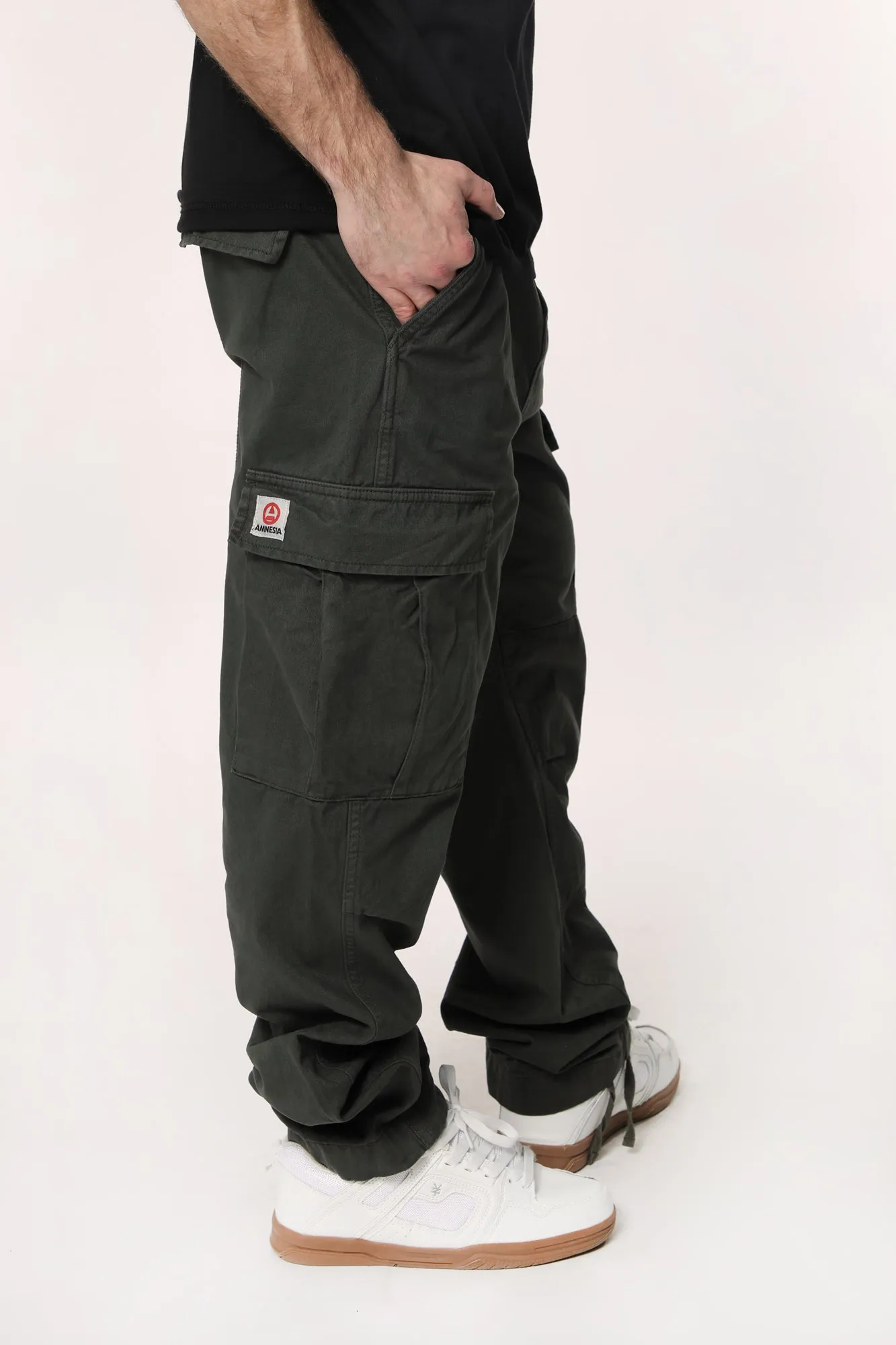 Amnesia Homme Cotton Cargo Pants