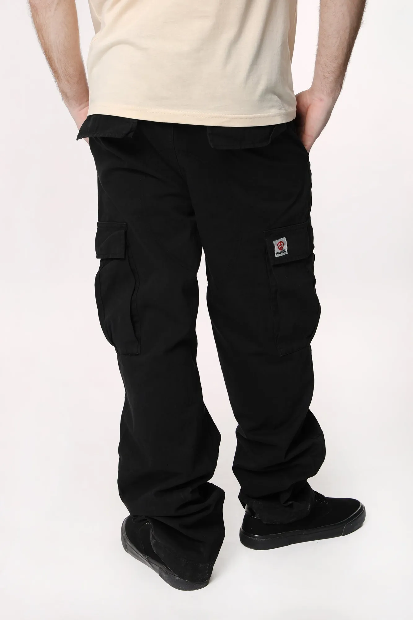 Amnesia Homme Cotton Cargo Pants