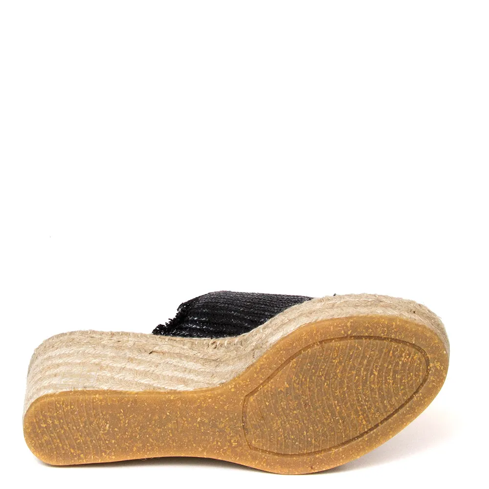 Dada Women's Raffia Wedge Sandal