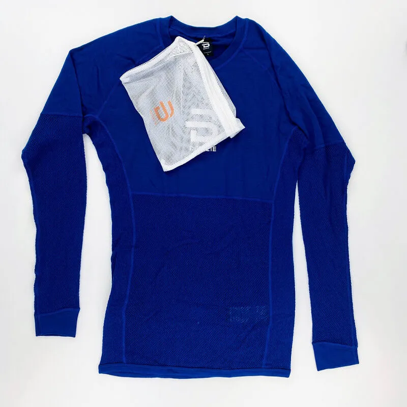 Second-Hand Men's Blue Daehlie Airnet Wool Long Sleeve