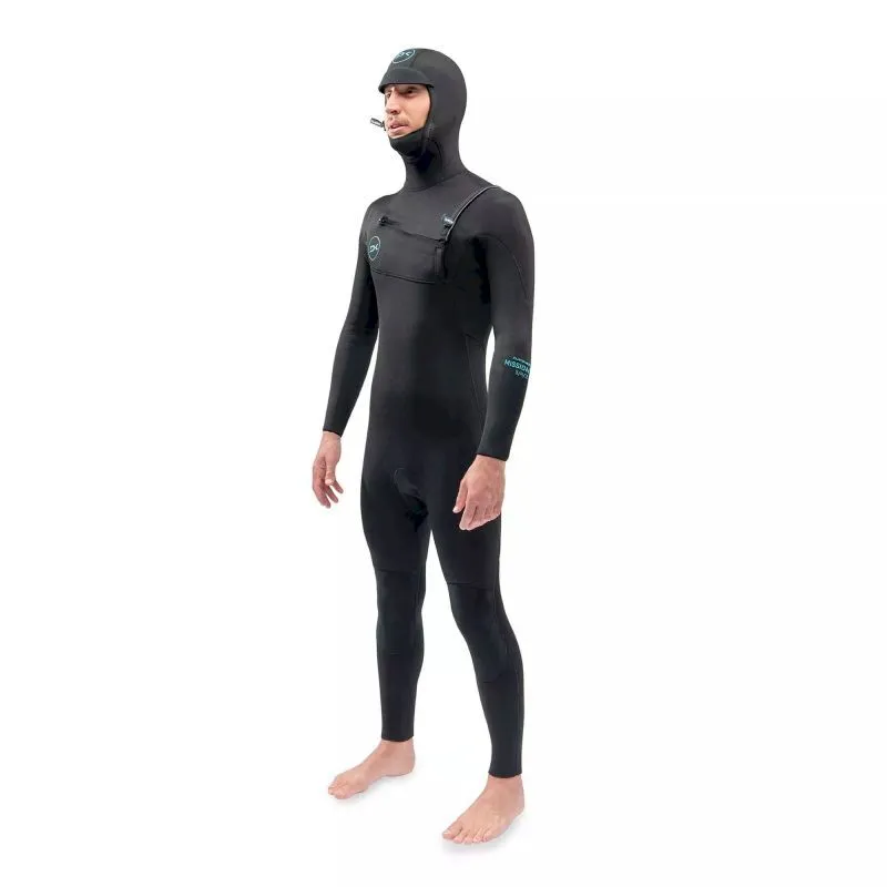 Mission Chest Zip Hooded 5/4/3mm Surfing Wetsuit - Men