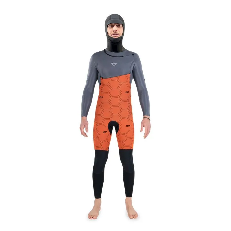 Quantum Chest Zip Hooded 5/4/3mm Surfing Wetsuit - Men