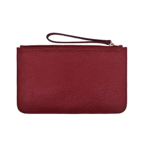 DARK RED SLOANE POUCH