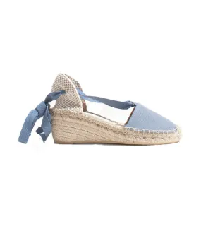 Lace-Up Canvas Espadrilles