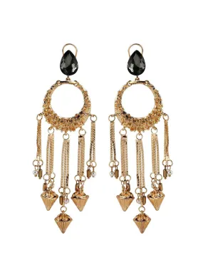 Gold Dangling Earrings