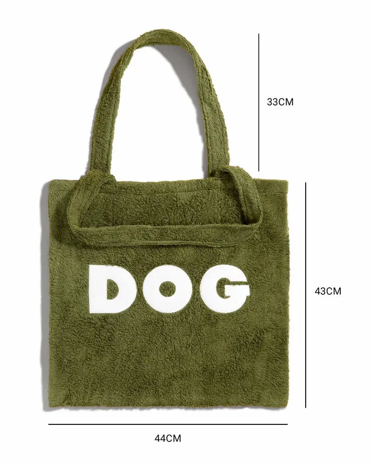 Dr Lisa Dog Towelling Bag Olive