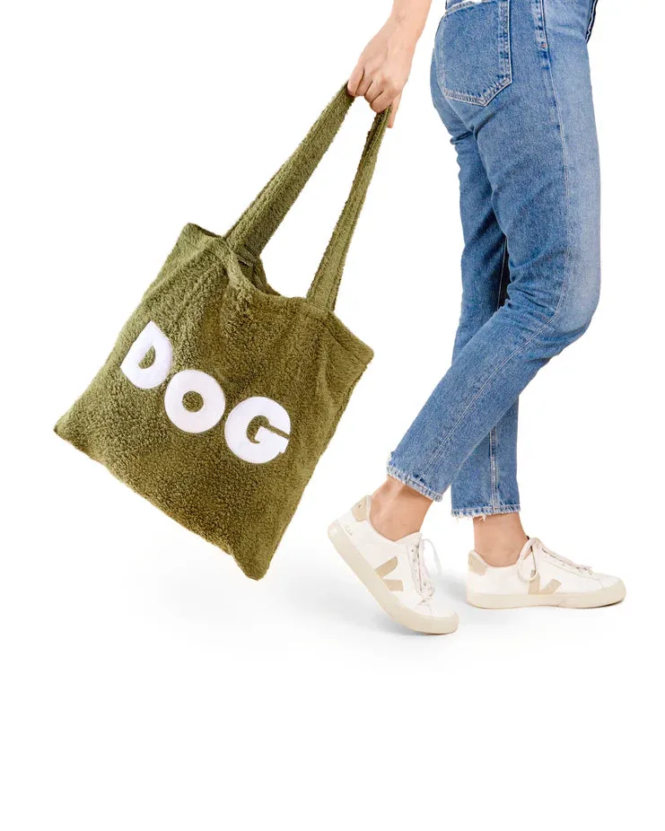 Dr Lisa Dog Towelling Bag Olive