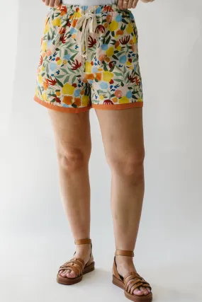 Reynolds Drawstring Shorts Floral Multi