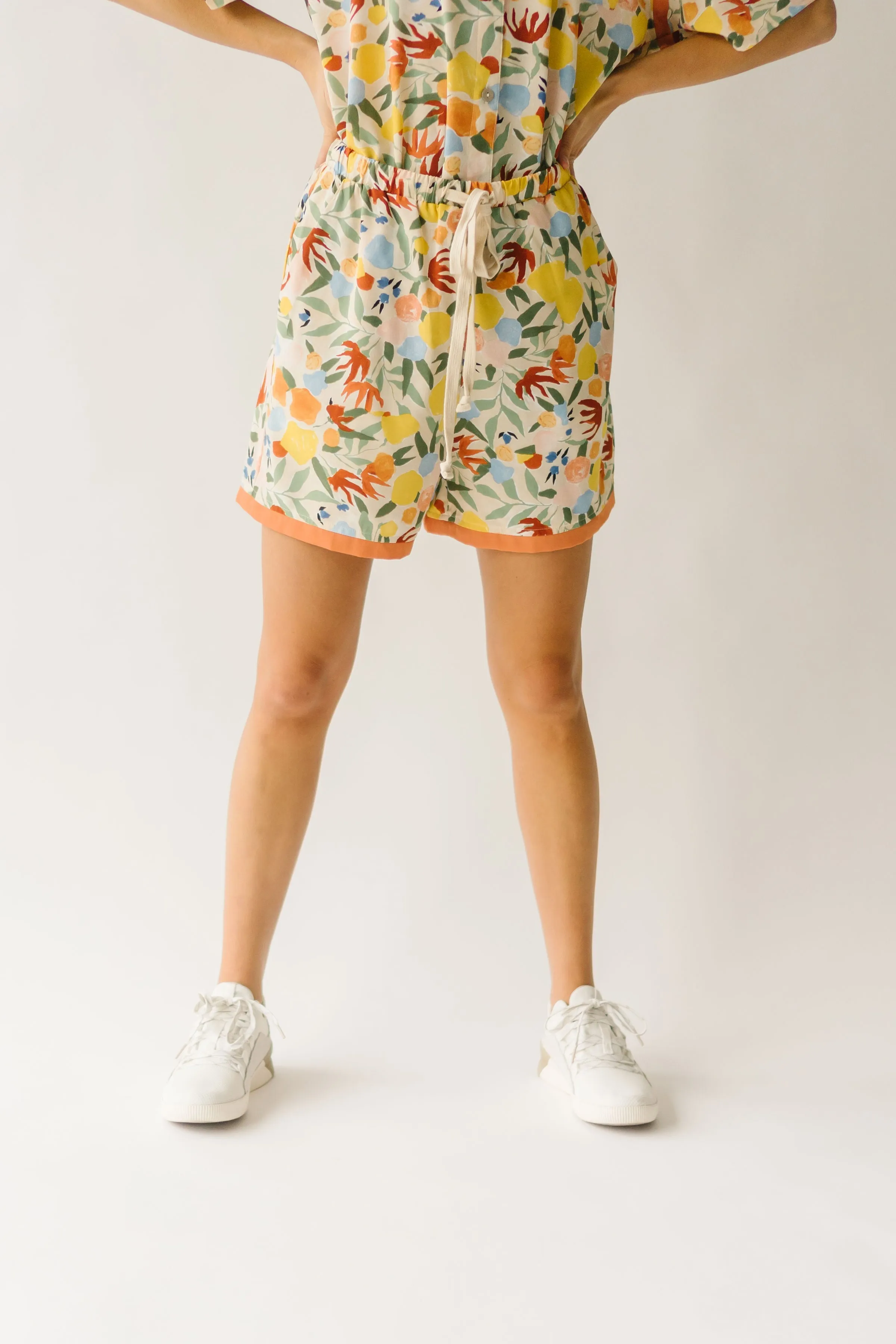 Reynolds Drawstring Shorts Floral Multi