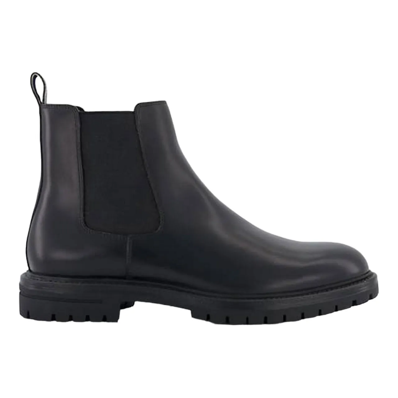 Black Casual Chelsea Boots by DUNE LONDON